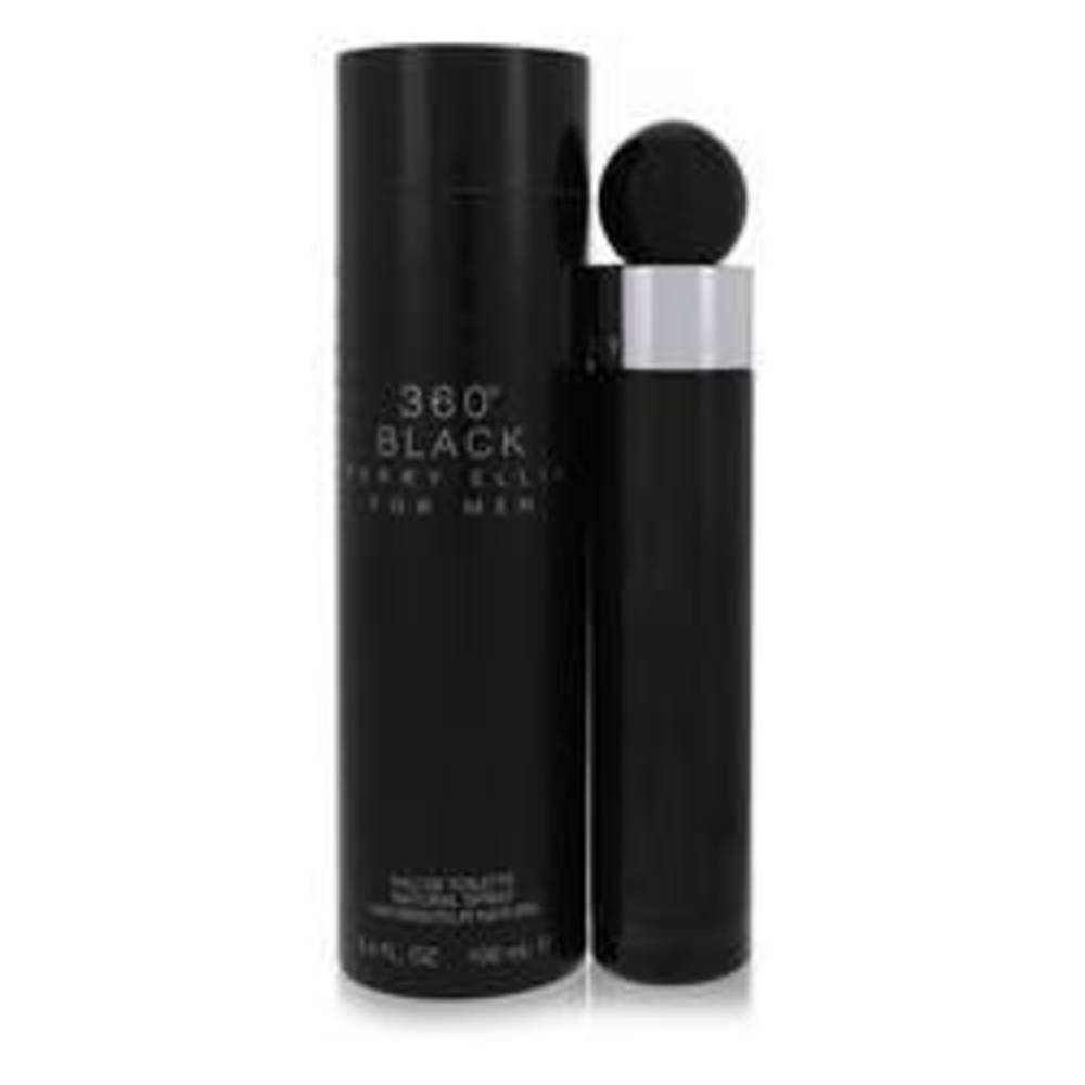Perry Ellis 360 Black Men 3.4 Oz Eau De Toilette Spray By Perry Ellis